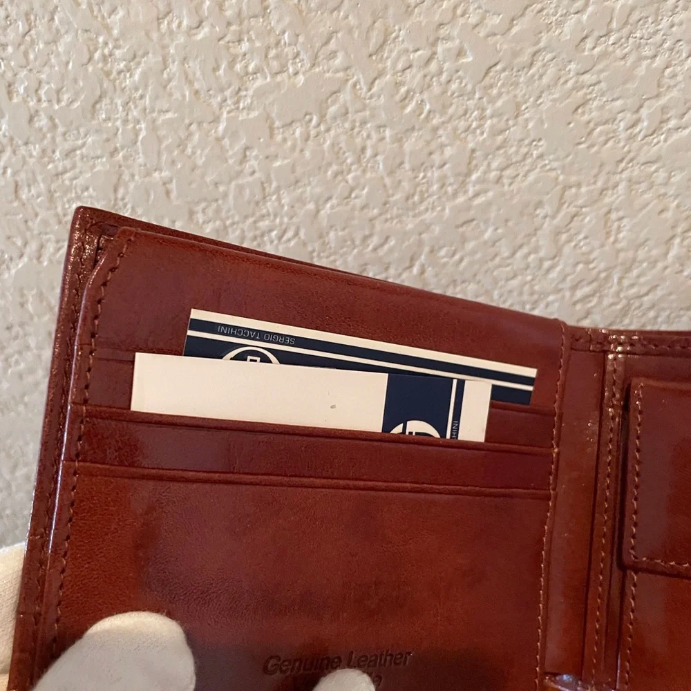 Sergio Tacchini Brown Leather Wallet - Picture 3 of 9